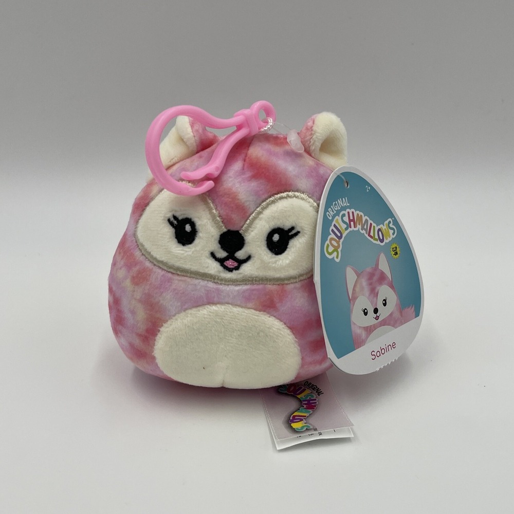 Squishmallows Clip-On Sabine The Fox NWT Squishmallows #023